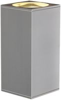 Applique SLV BIG THEO UP/DOWN OUT, 2×GU10 75W IP44 gris argenté