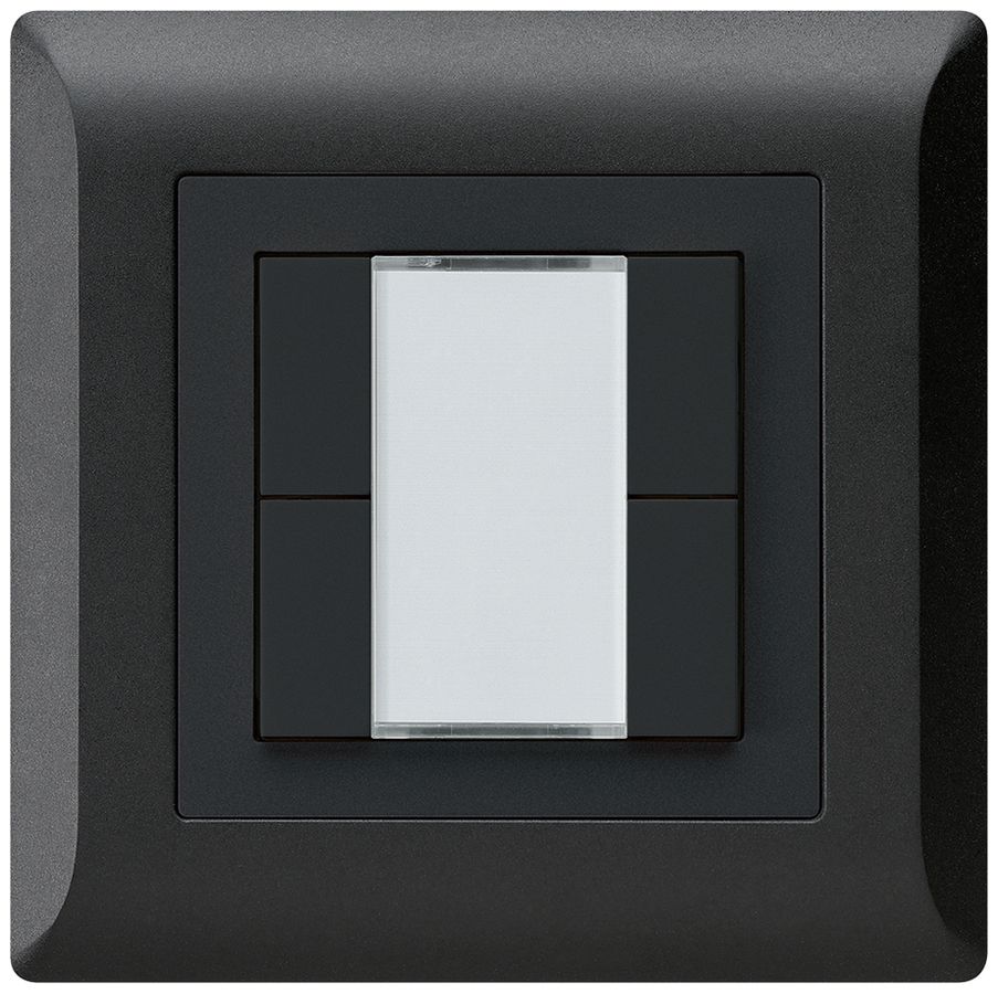 Poussoir ENC kallysto.line KNX 4×s/e-link noir