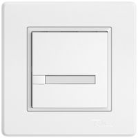 UP-Universaltaster EDIZIO.liv UNI SNAPFIX® 5…48V o.LED 1× 1-Tbed.Pap.ws