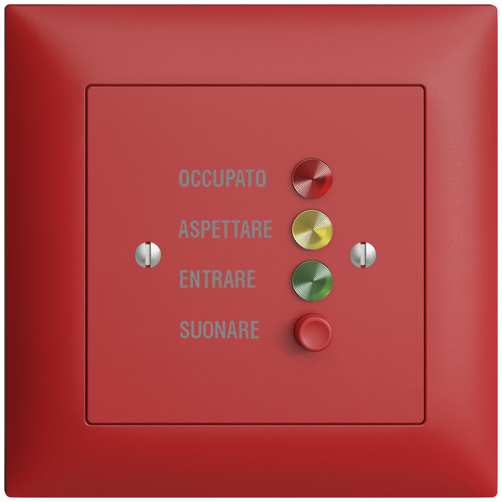 UP-Türstation für Rufleuchte I, EDIZIOdue berry