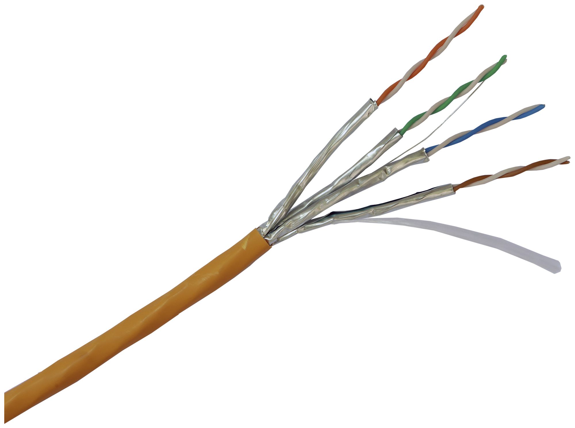 Câble Legrand Linkeo C Kat.6A U/FTP 500m jaune