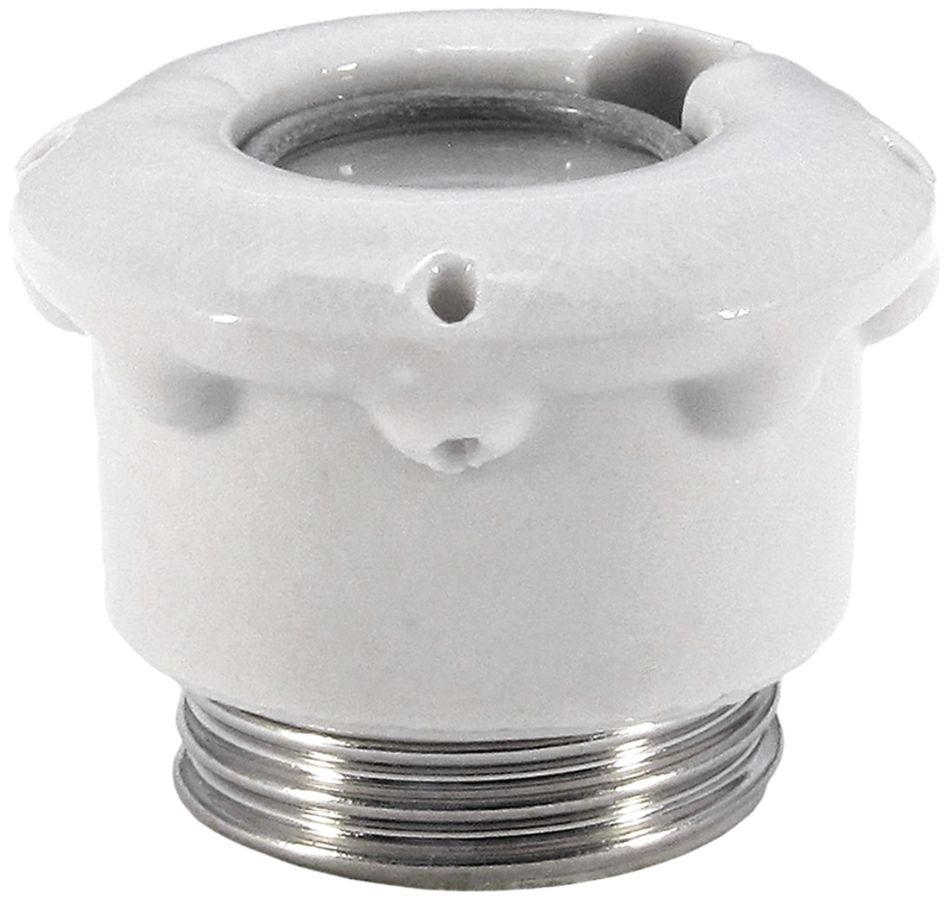 Sicherungskopf spezial KI SE21 weiss mit Prüfloch