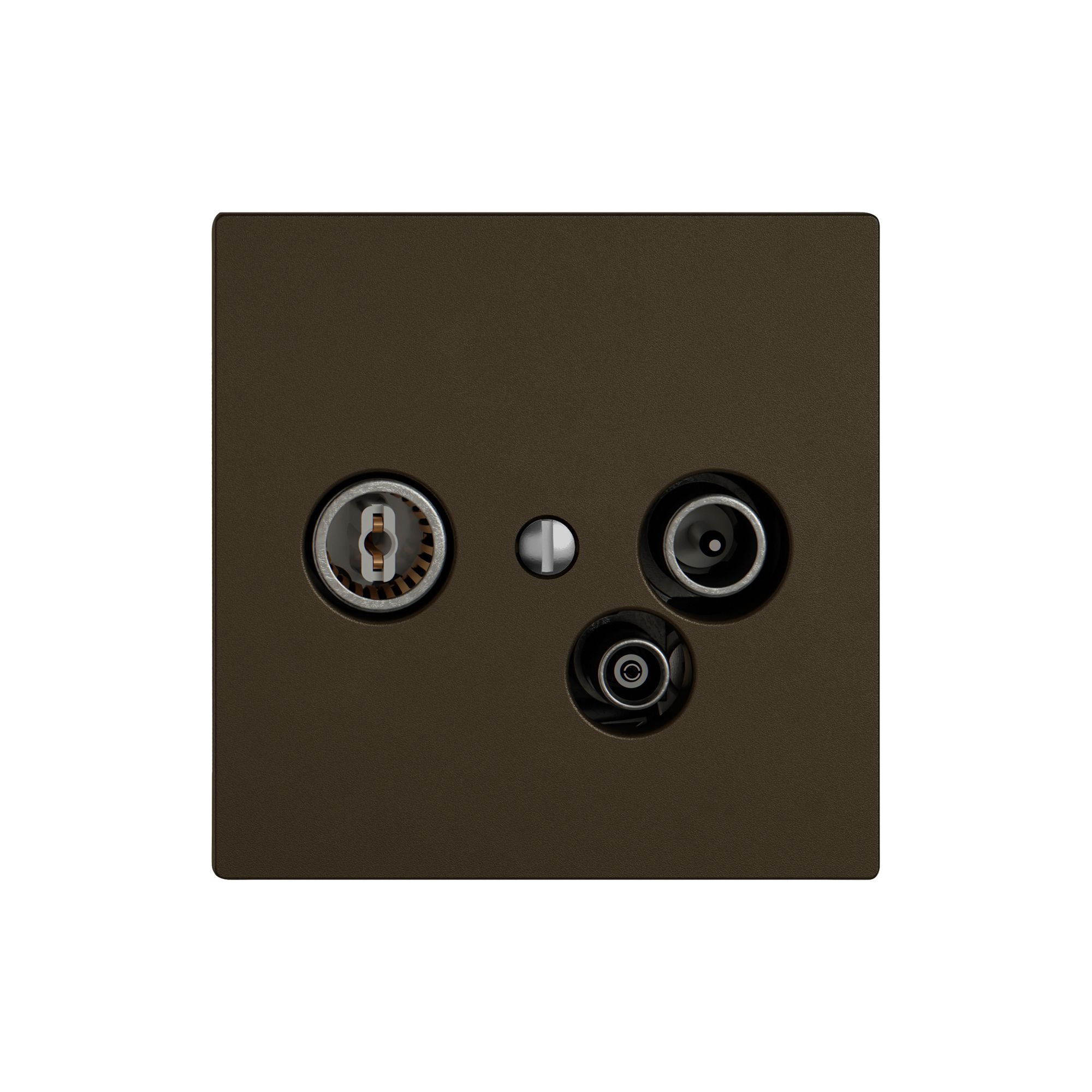 Antennendose TV-R-Daten EDIZIO.liv SNAPFIX® 15dB br