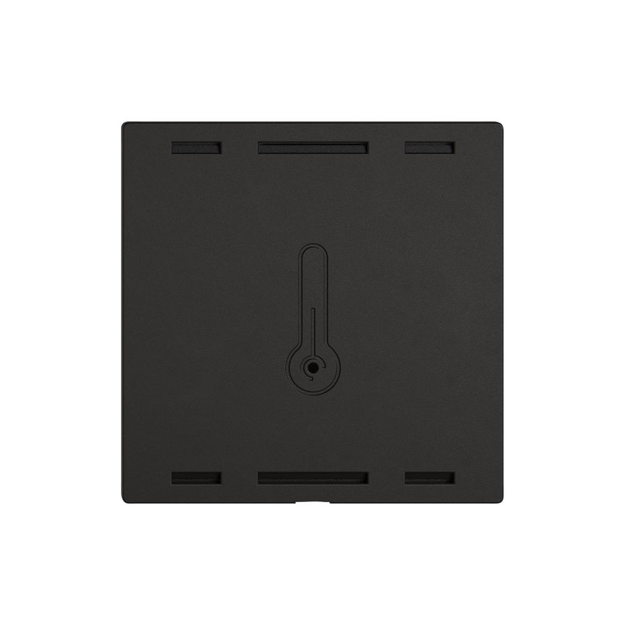 Commande p.capteur de température ambiante EDIZIO.liv Wiser SNAPFIX® 60×60mm no