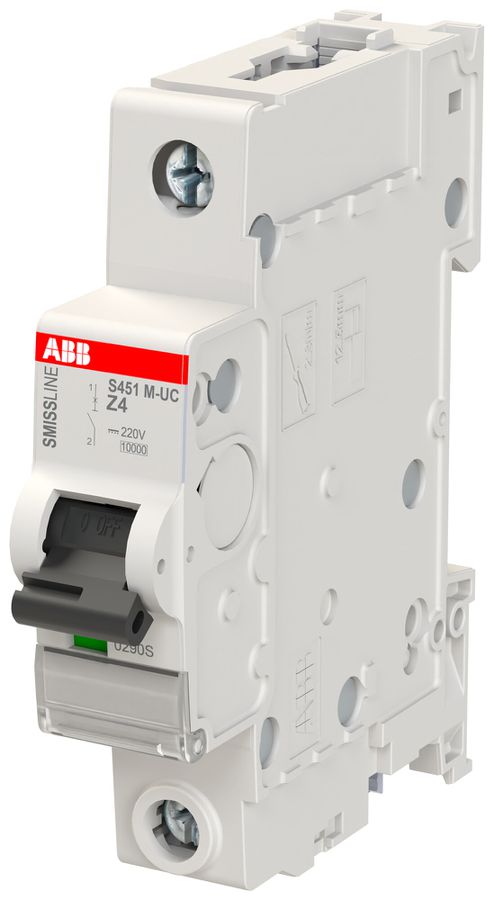 LS-Schalter SMISSLINE CLASSIC UCZ 1×4A 10kA