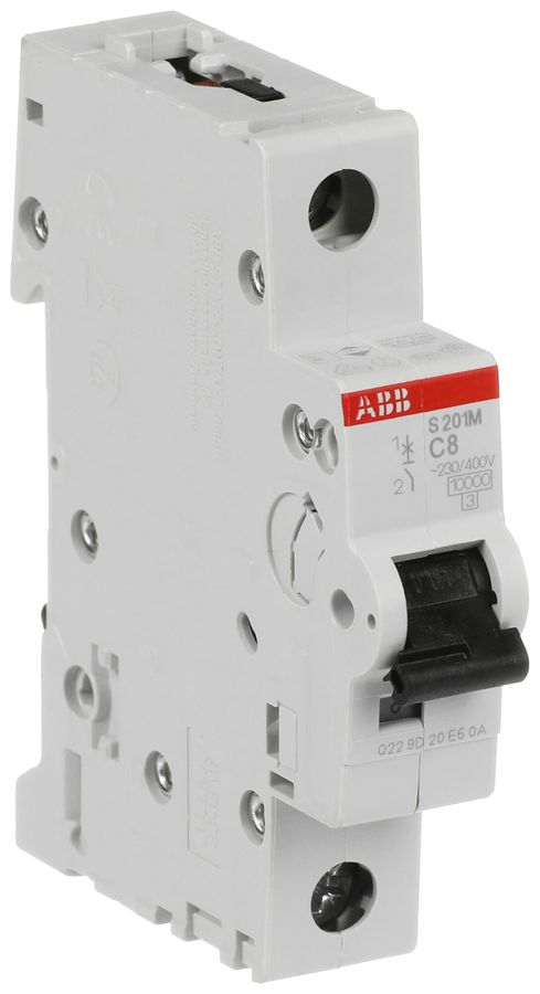 Leitungsschutzschalter ABB S201M-C8 8A C 10kA
