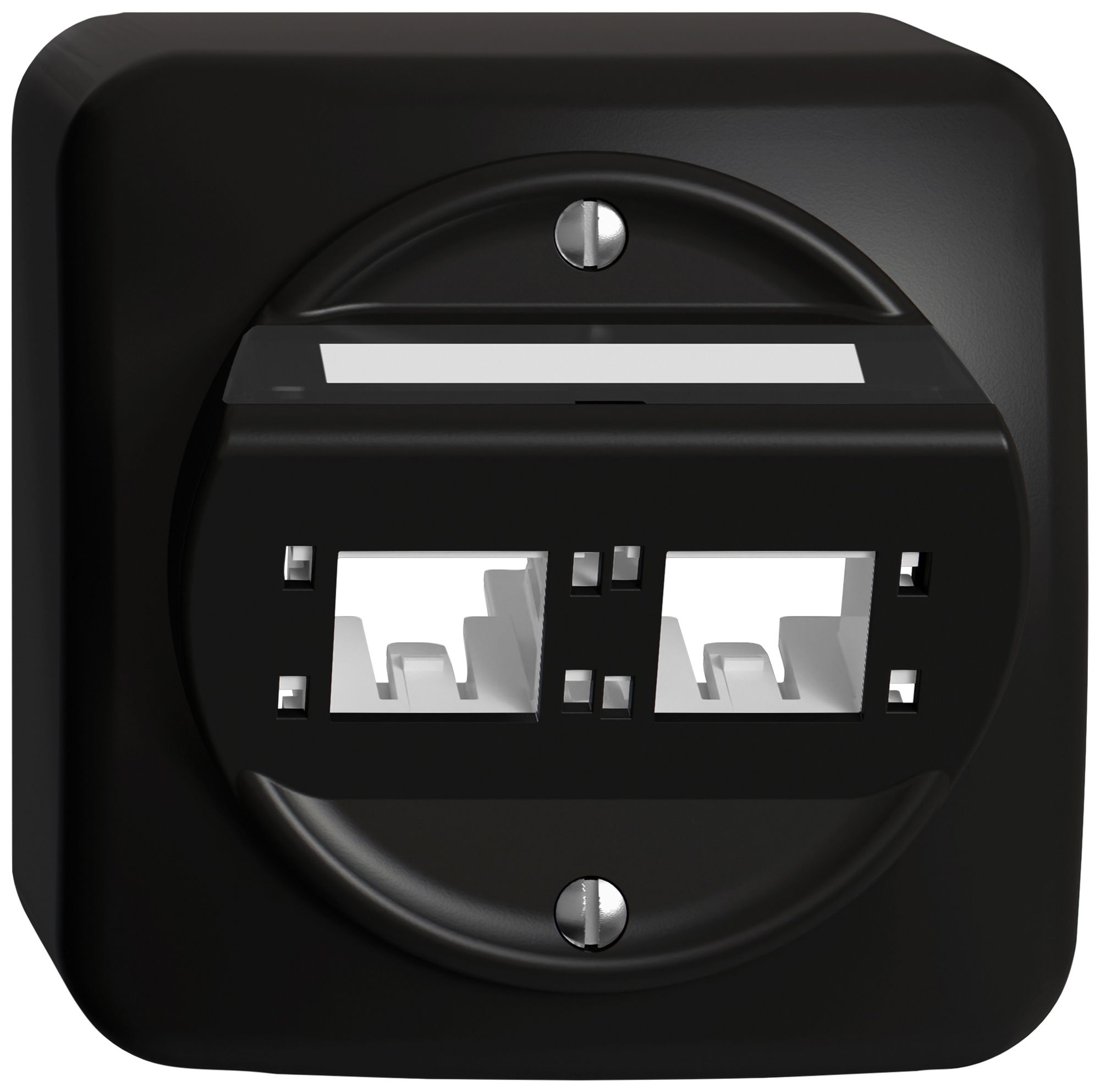 Kit di montaggio AP STANDARDdue SNAPFIX® freenet cat.6A adattatore 2× ne