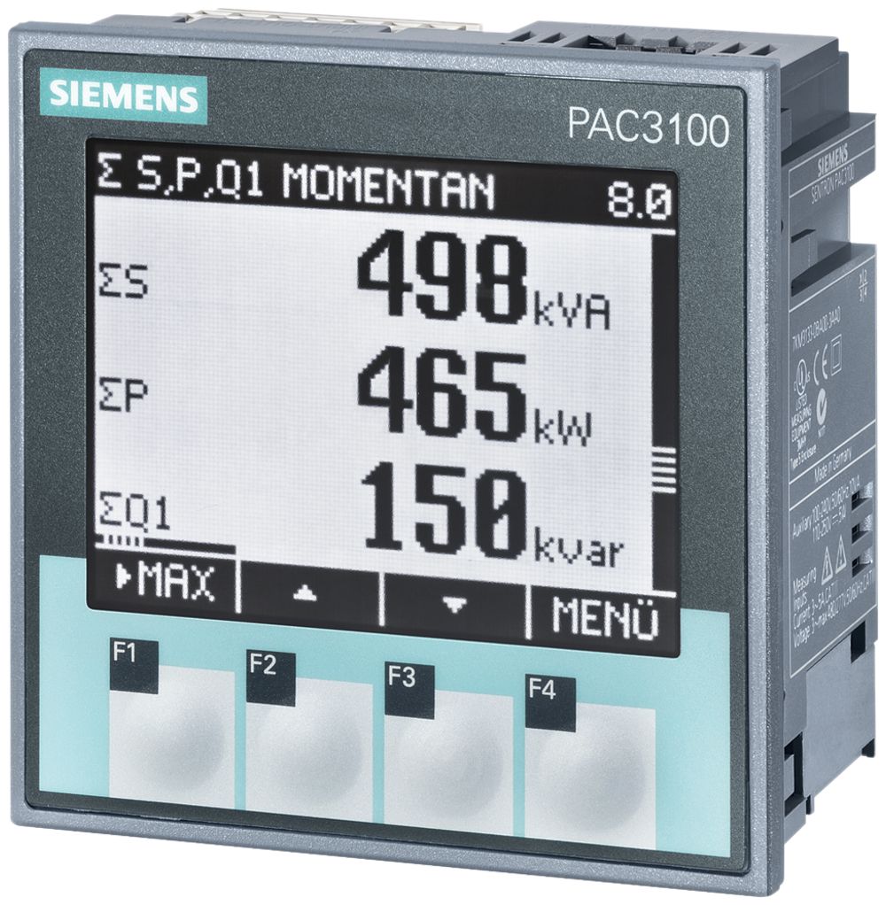 Misuratore di energia Siemens SENTRON PAC3100 65A ModbusTCP MID a vite