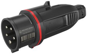 Stecker CEE NEO 5P 16A 380…415V 6h rot IP54 Schraubklemme