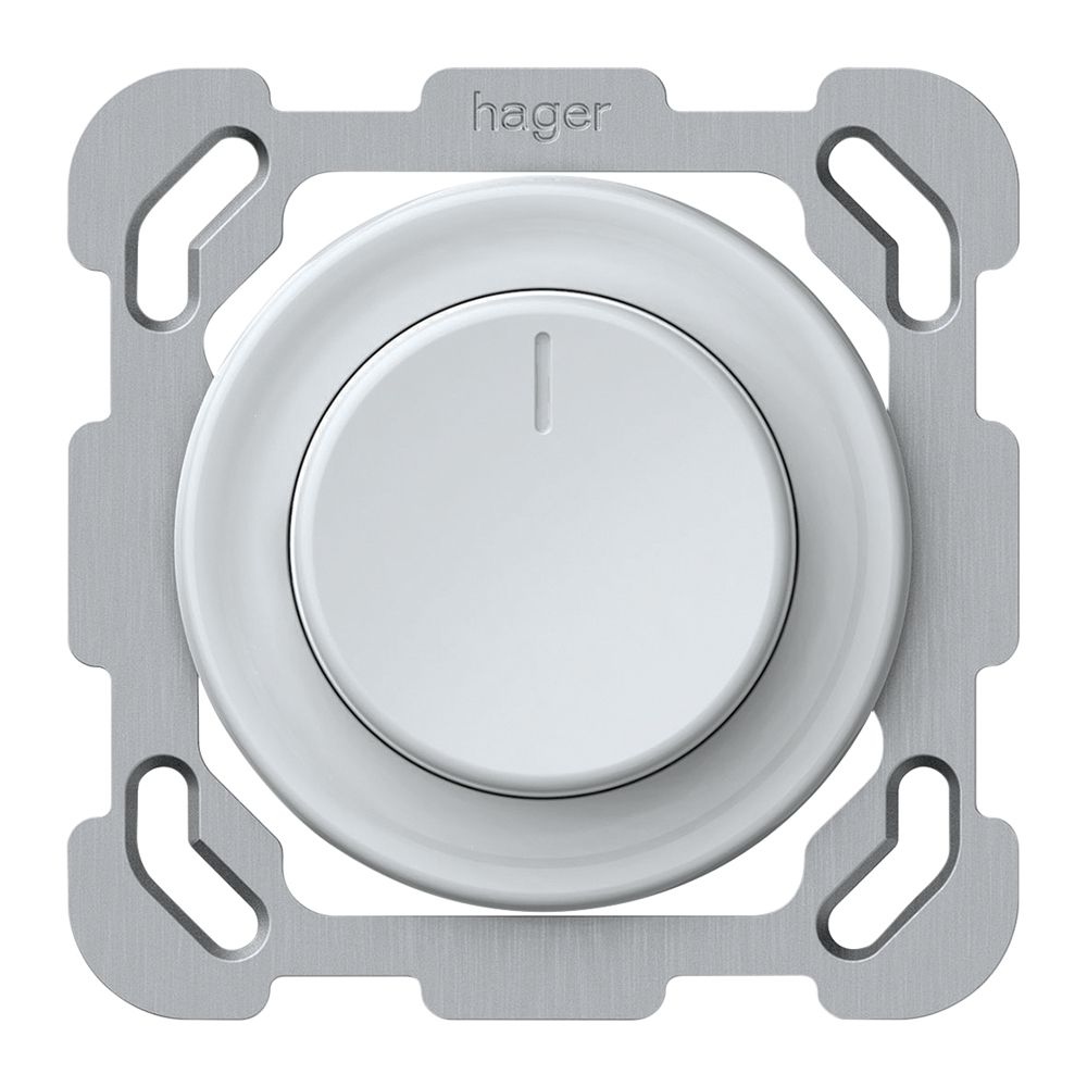 UP-Drehdimmer Uni-LED origin Phasenanschnitt 20…250VA 77×77mm ws