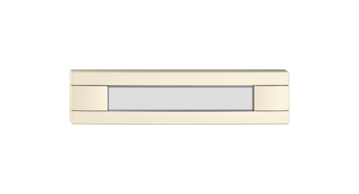 Poussoir 1/4 EDIZIO.liv SNAPFIX® p.KNX&UNI s.LED a.étiquette comm.2touch.cr