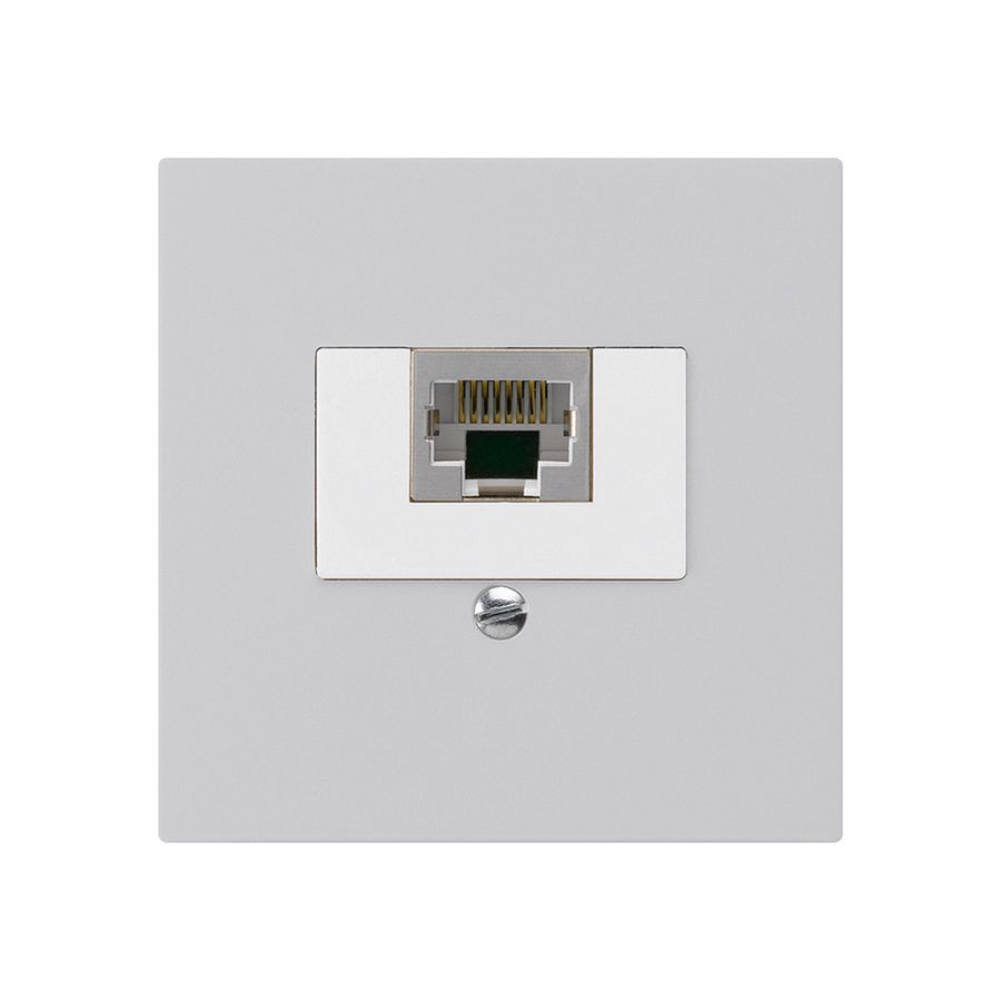 Einsatz zu Anschlussdose kallysto 1×RJ45s hellgrau