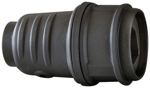 Prise mobile type 13 Brennenstuhl L+N+PE 10A 230V caoutchouc IP20 noir