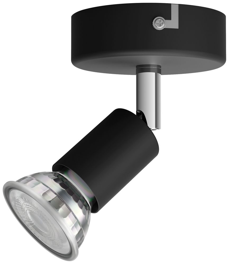 Spot Philips Limbali GU10 1×50W Ø80×130mm schwarz