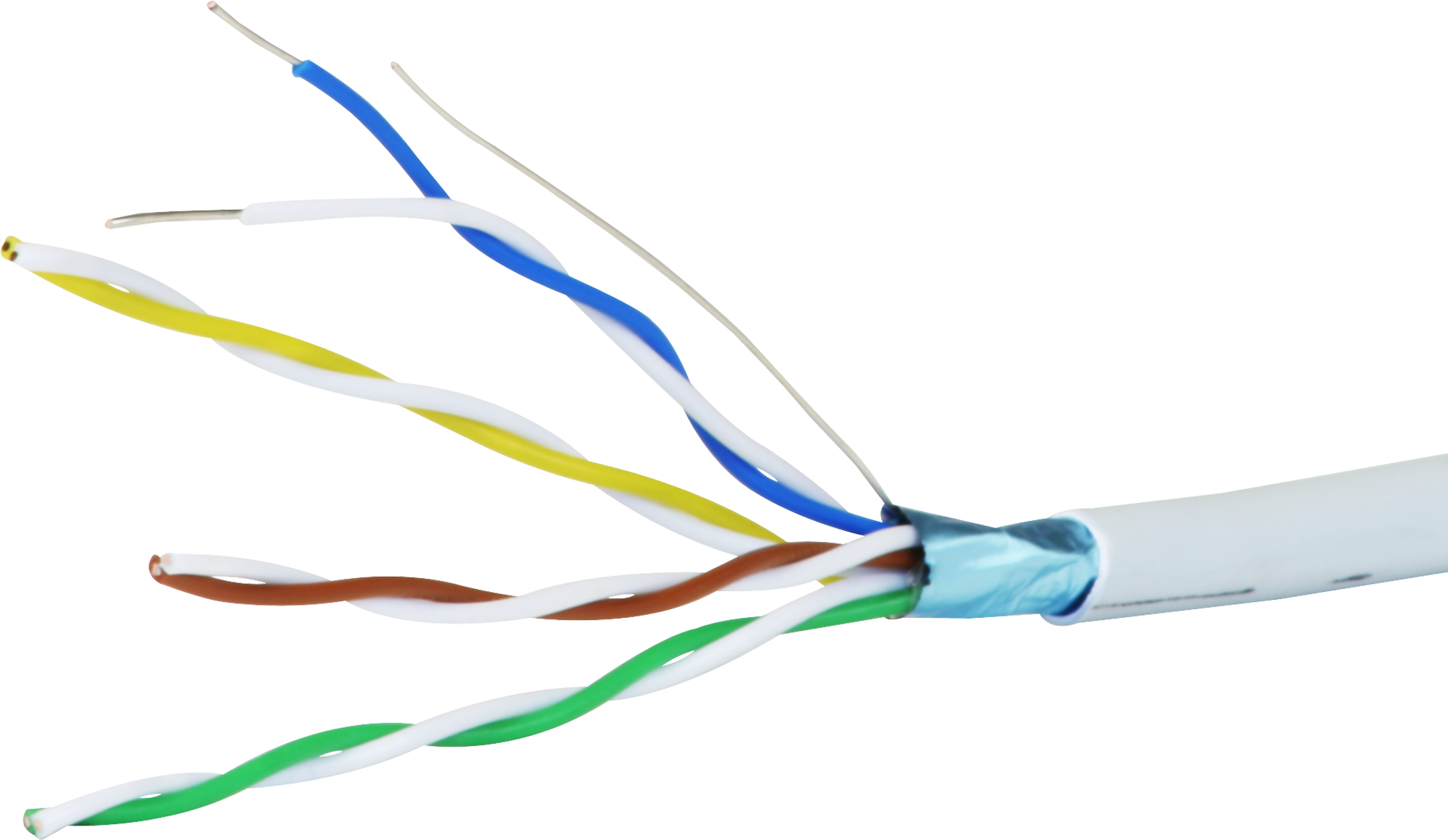 Kabel G51 Al grau 4×2×0.8mm halogenfrei Eca