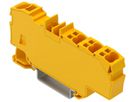 Durchgangsklemme WAGO Contact TOPJOB S 1×6/6×1.5mm² gelb