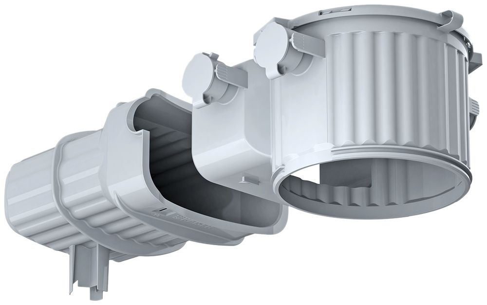 Boîtier INC AGRO HaloX 100 avec tunnel 190mm pour béton sur place