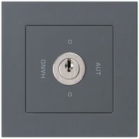 Interruttore rotativo INC 0-Hand-0-Aut. kallysto.pro 2/1L antracite serratura