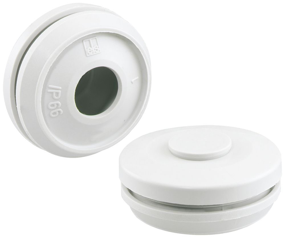 Raccord à double membrane Spelsberg DMS M25 TPE Ø29.7×13.6 Ø9…17mm IP66 blanc