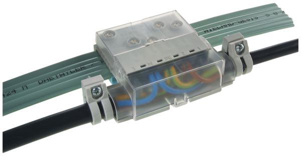 Boîte de dérivation Woertz pour câble plat Power 5×2.5mm² plat 2×5P
