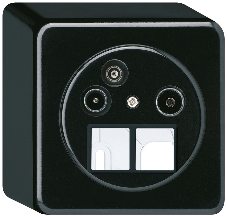 AP-Antennendose TV-R-Daten basico HMS 2GHz 14db schwarz