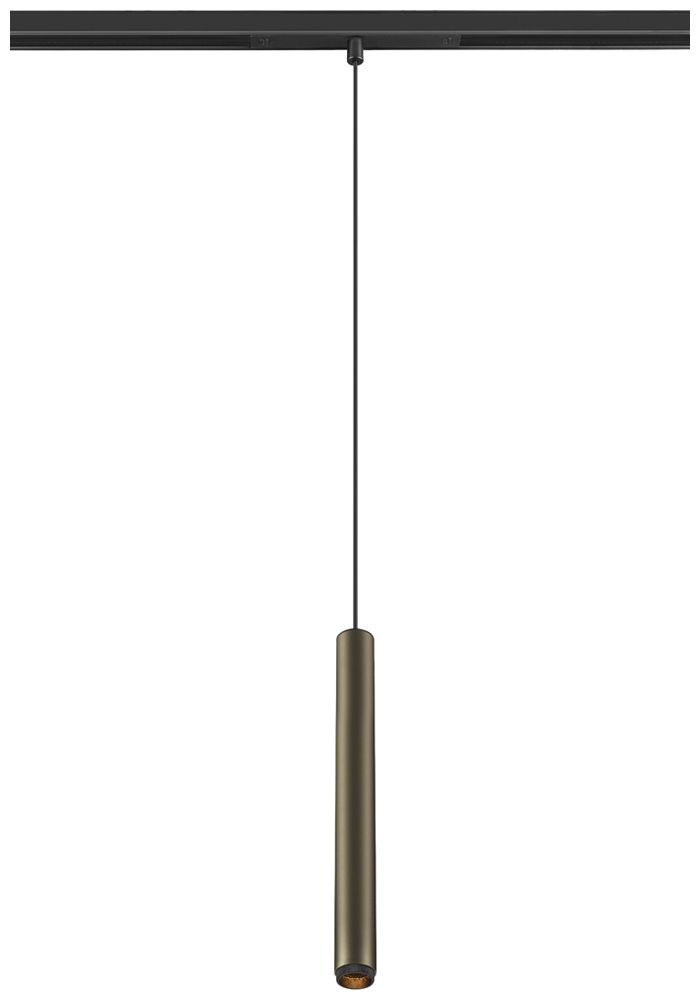 LED-Pendelleuchte SLV GRIP S 48V AD 9.8W 530lm 927 DALI Ø30mm Bronze