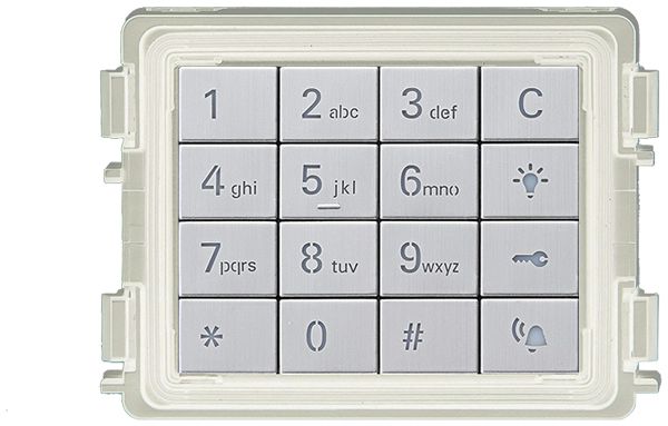 Modulo tastiera ABB-Welcome A251382K-W-04 29×71×98mm weiss