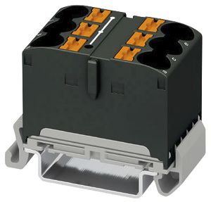 Bloc de distribution PX PTFIX 6X10/S-NS35A BK