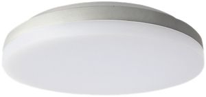 Plafoniera/applique LED SLICE CIRCLE 2 15W, 3000K, 1000lm, IP44, argento