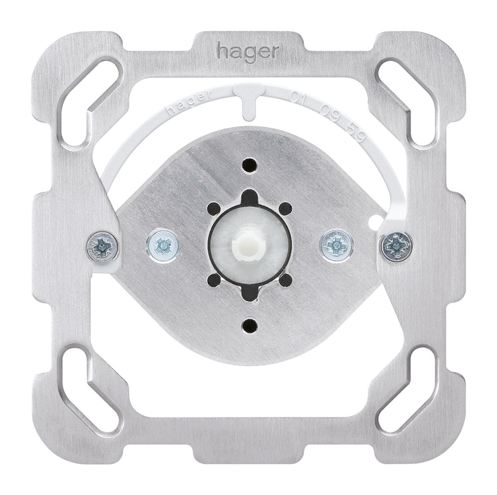 Einsatz Drehschalter Hager S0/3L mit Befestigungsplatte
