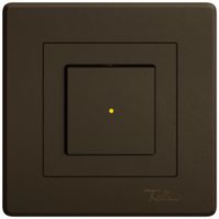 UP-Drucktaster EDIZIO.liv SNAPFIX® ARK/1P Frontbeleuchtung gelb br