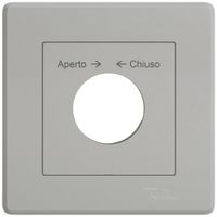 UP-Montageset EDIZIO.liv SNAPFIX® f.Schwenktaster Schloss Aperto → ← Chiuso hgu