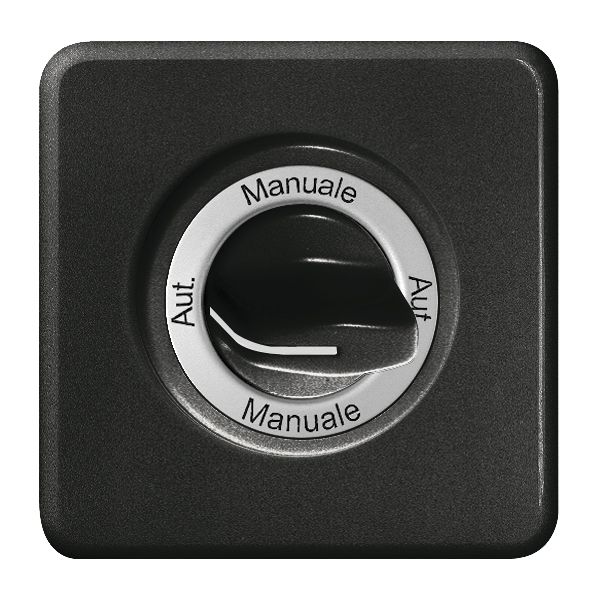 Kit front. Aut.-Manuale-Aut.- Manuale pour interr.rot. noir