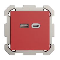 UP-Steckdose USB 18W Typ A + Typ C Feller EDIZIOdue FM 230V 3600mA berry