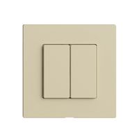 Abdeckset zu Druckschalter 2K/2T Edue Wiser vanille