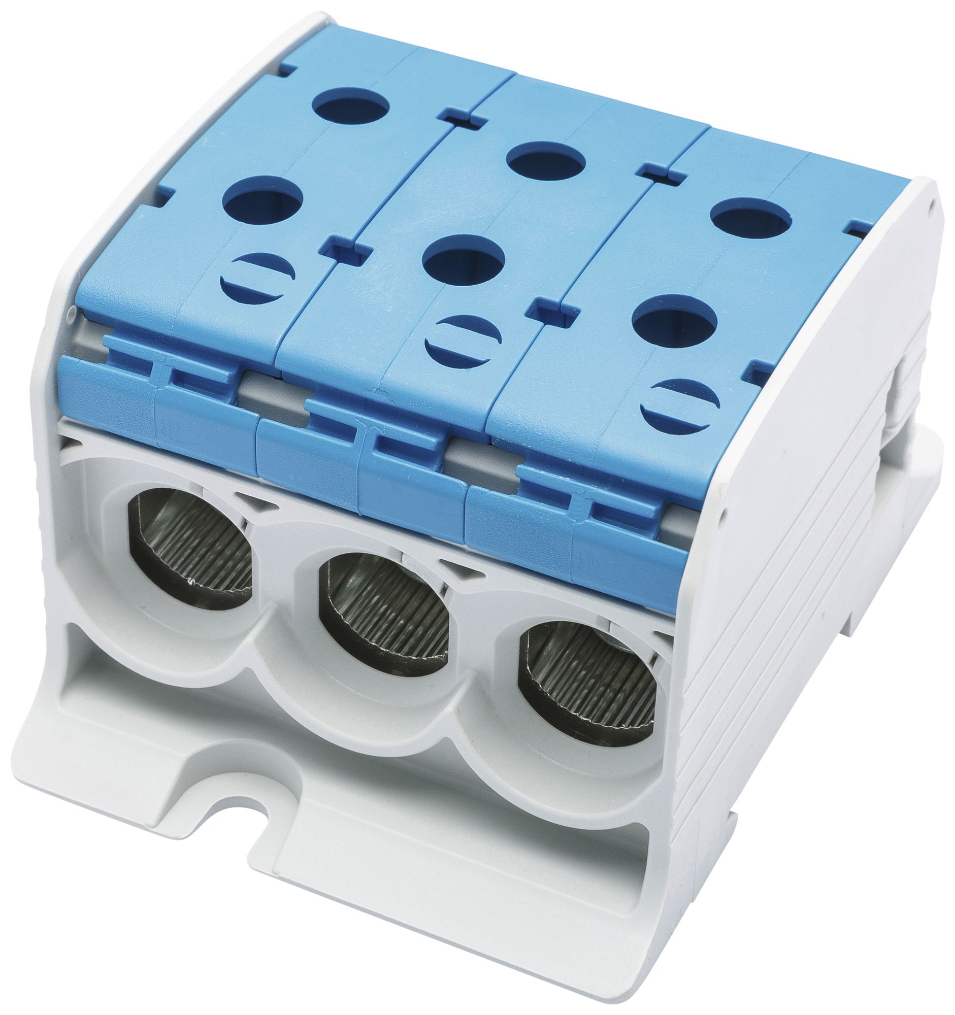 Bloc de distribution Bals RKA 95 1P 200A 3×entrée 3×sortie 10…95mm² bleu