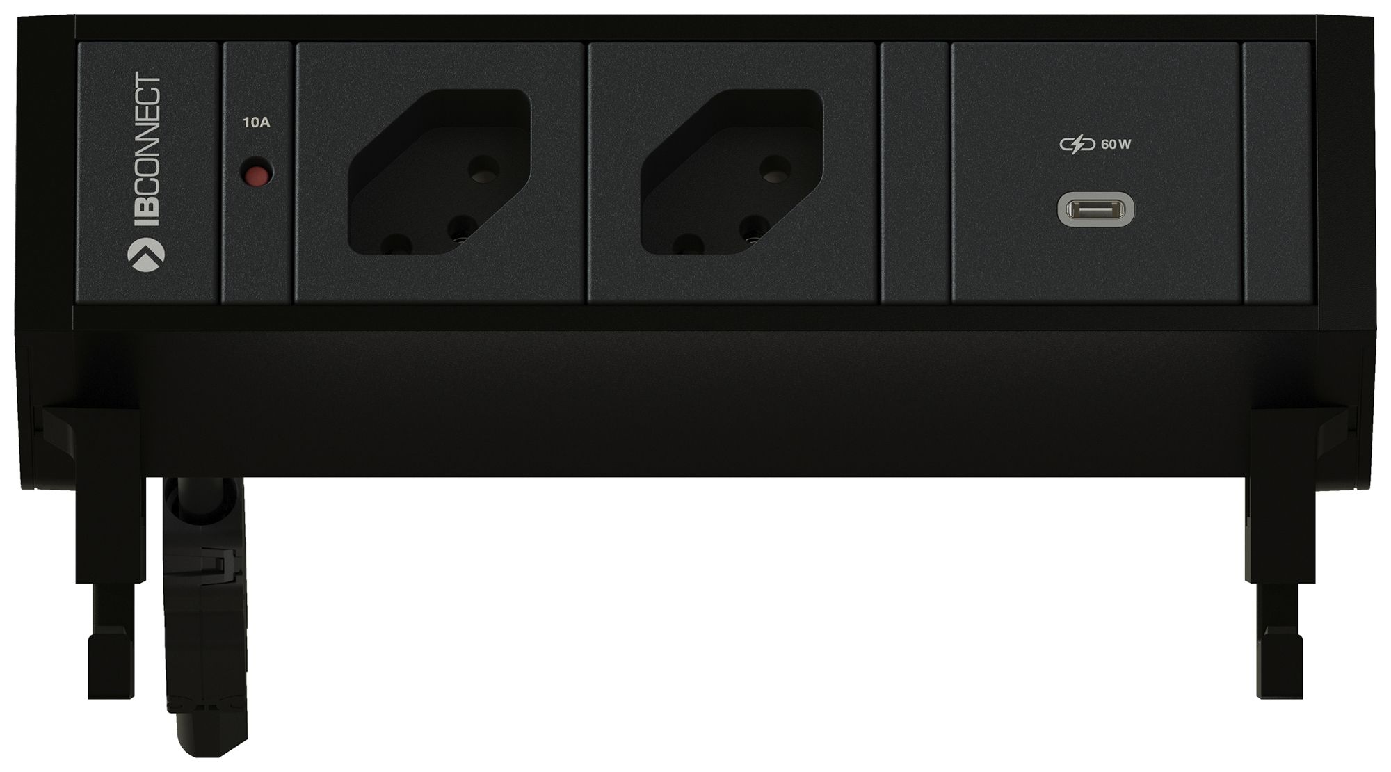 Presa multipla MH SUPRA 2×T13 1×USB-C 60W 0.3m nero