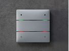 UP-Tastsensor Theben LUXORliving iON4, 4-fach, mit Temperatursensor, silber