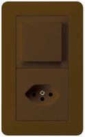 UP-Kombination kallysto.trend Gr.I-I vertikal Schalter S6+Typ 13 braun
