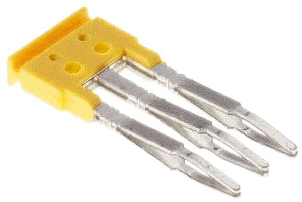 Connessione trasversale WM ZQV 1.5/3 inserito 3L 3.5mm isolato 17.5A giallo