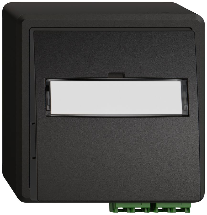 AP-FTTH-Dose EDIZIO.liv SNAPFIX® LC APC Diamond F-3000 2 mittelstücke sz