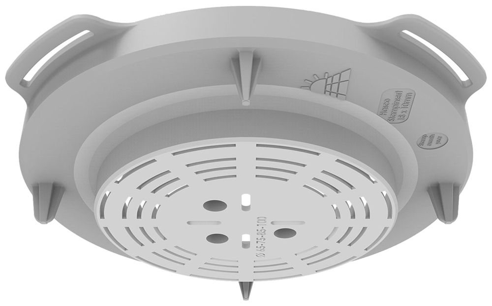 Frontteil Spotbox Mini Flex B Ø65/75/85/100mm für Ortbeton grau