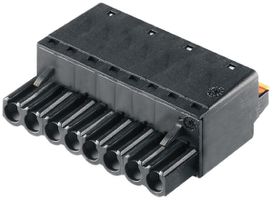 Connettore femmina Weidmüller BLF chiuso 5.08mm 2L stagnato nero