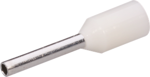 Aderendhülse Mischke IE 0.5mm²/8mm Cu-verzinnt isoliert weiss