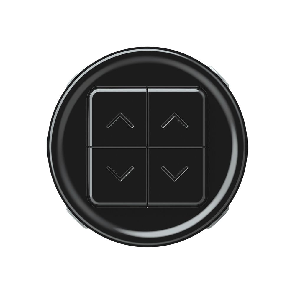 Pulsante tapparelle origin 2P 4×tasti Ø60mm nero