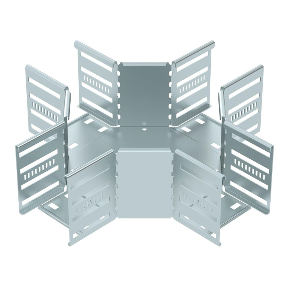 Pièce en croix BET RK 110×100mm acier zingué en continu