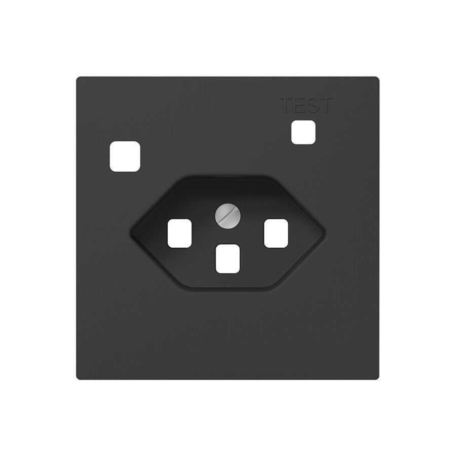 Frontset SIDUS Z/E zu FI-Steckdose T23 anthrazit