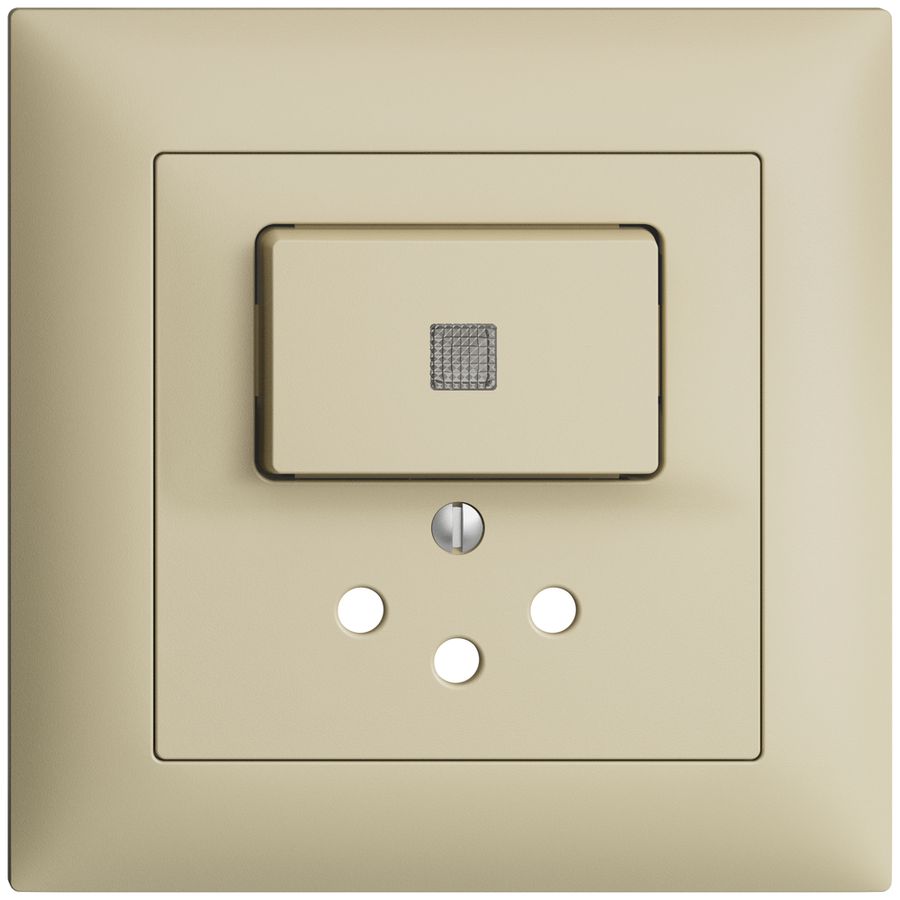 Kit frontale INC EDIZIOdue vanille 88×88mm T12 con lente