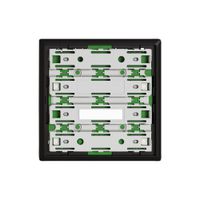Frontplatte EDIZIO.liv UNI SNAPFIX® für UNI-Taster Steckv.f.3Tasten o.LED sz