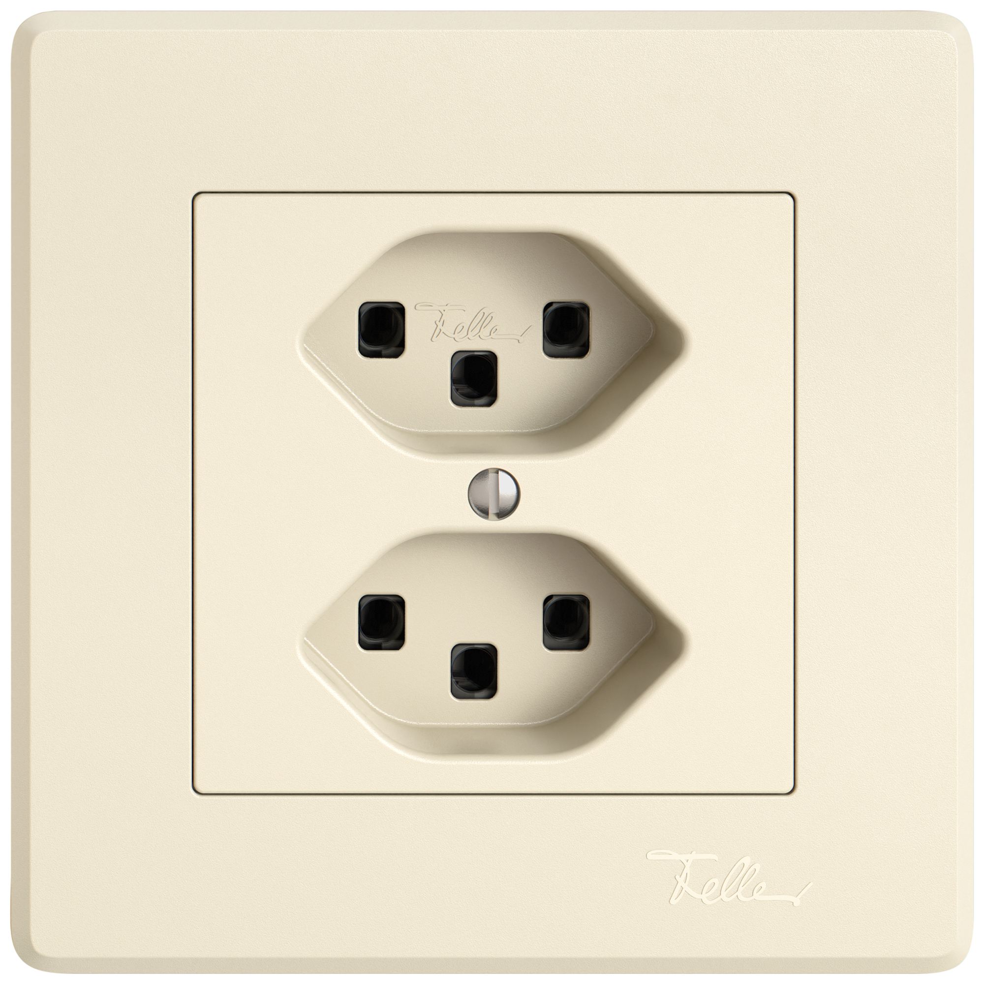 Prise ENC EDIZIO.liv SNAPFIX® 2×T23 cr